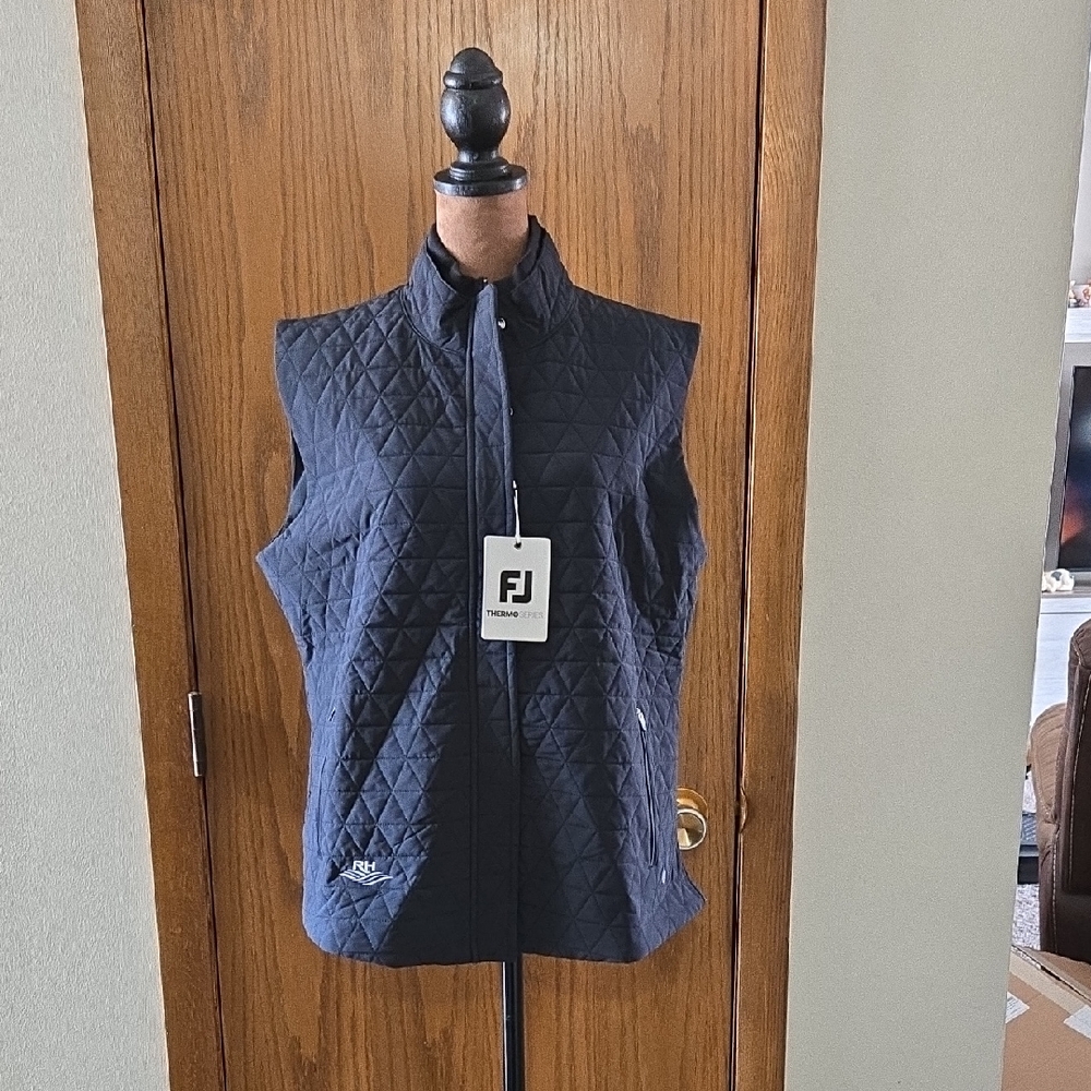 Women's Quilted Black Vest